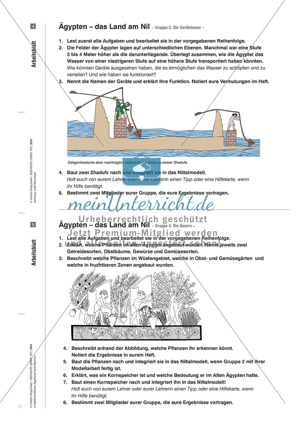 Gelobt seist du, Hapi! - Modell des Bewässerungssystems im Alten Ägypten Preview 7