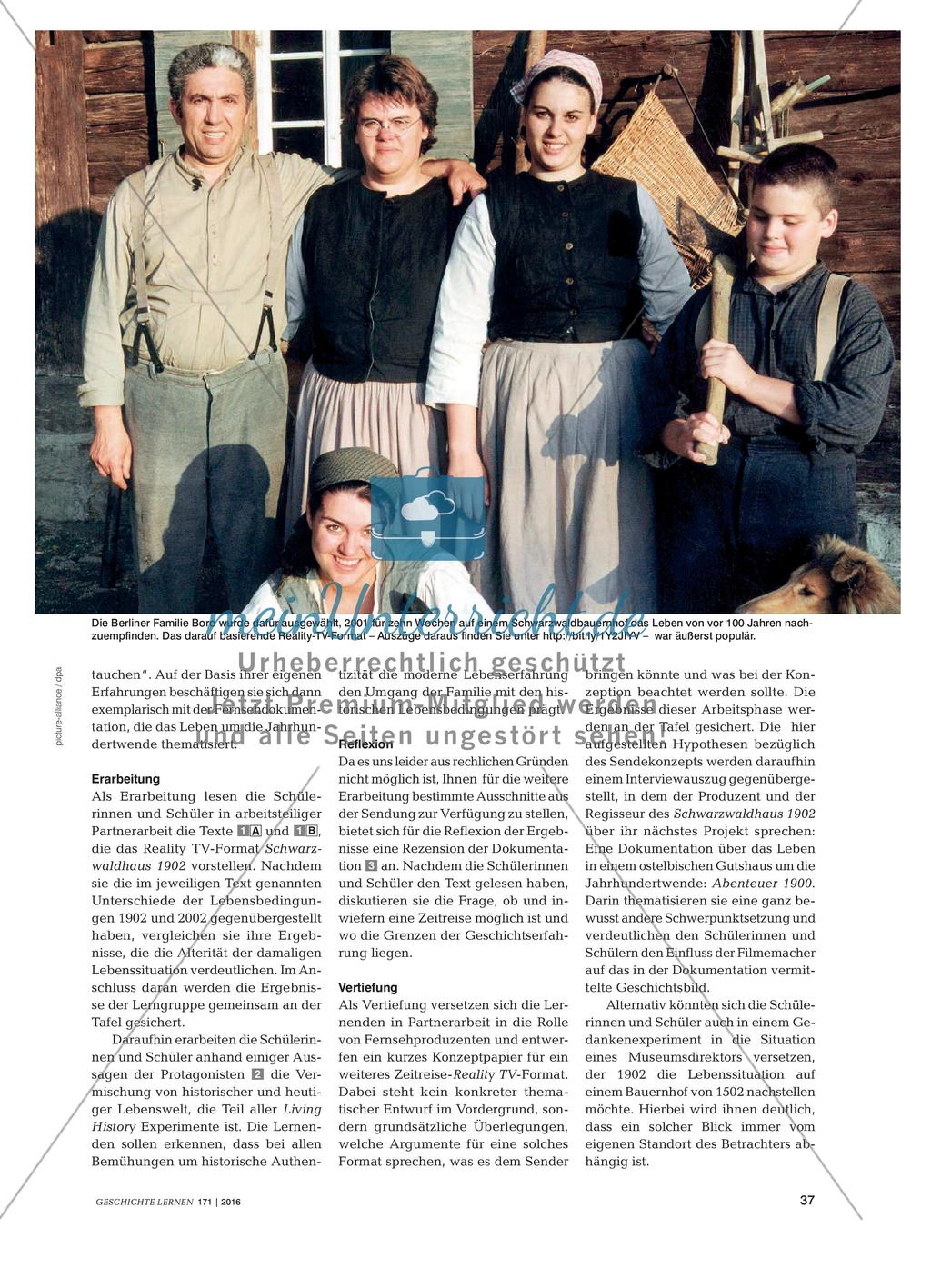 Schwarzwaldhaus 1902 - Living History im Fernsehen Preview 2