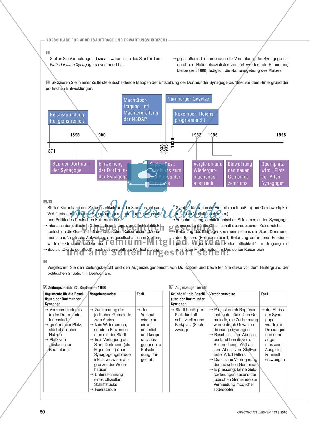 Virtuelle Rekonstruktionen zerstörter Synagogen - Hintergründe, Modellanalyse und -reflexion am Beispiel Dortmunds Preview 3