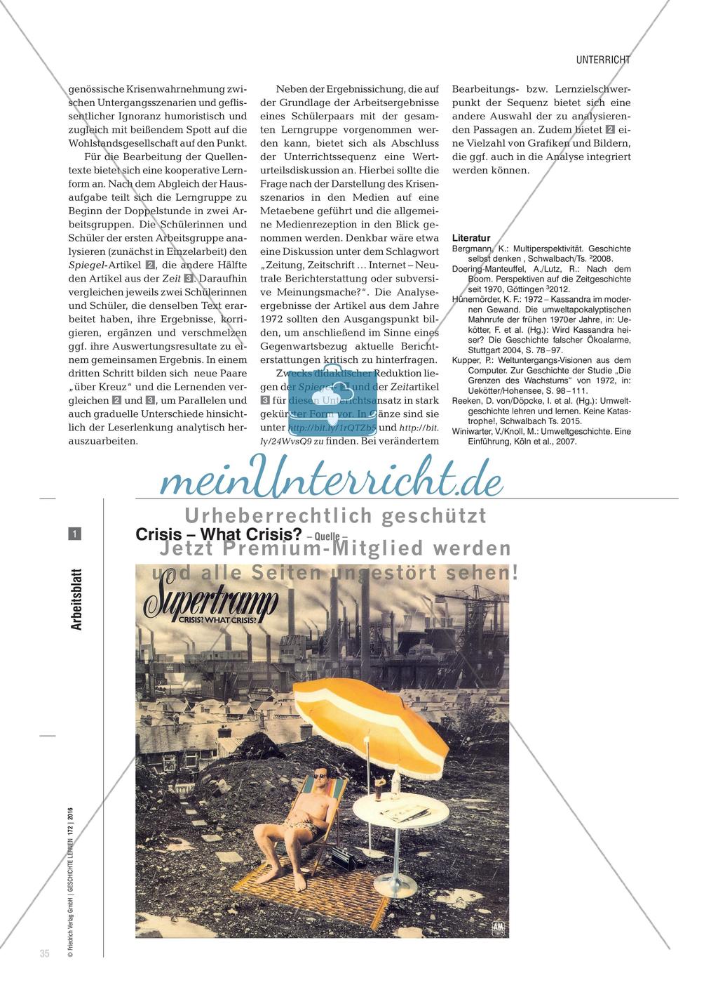 Zwischen Krisenverdrängung und Endzeitstimmung - Die Zukunftsstudie Die Grenzen des Wachstums von 1972 Preview 4