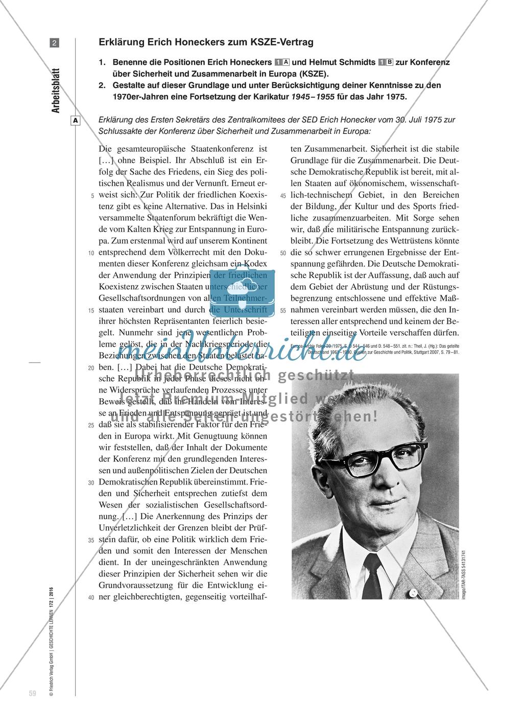 „1945 – 1955“ – 1975: Ein Jahrzehnt deutsch-deutscher Geschichte in Karikaturen Preview 4