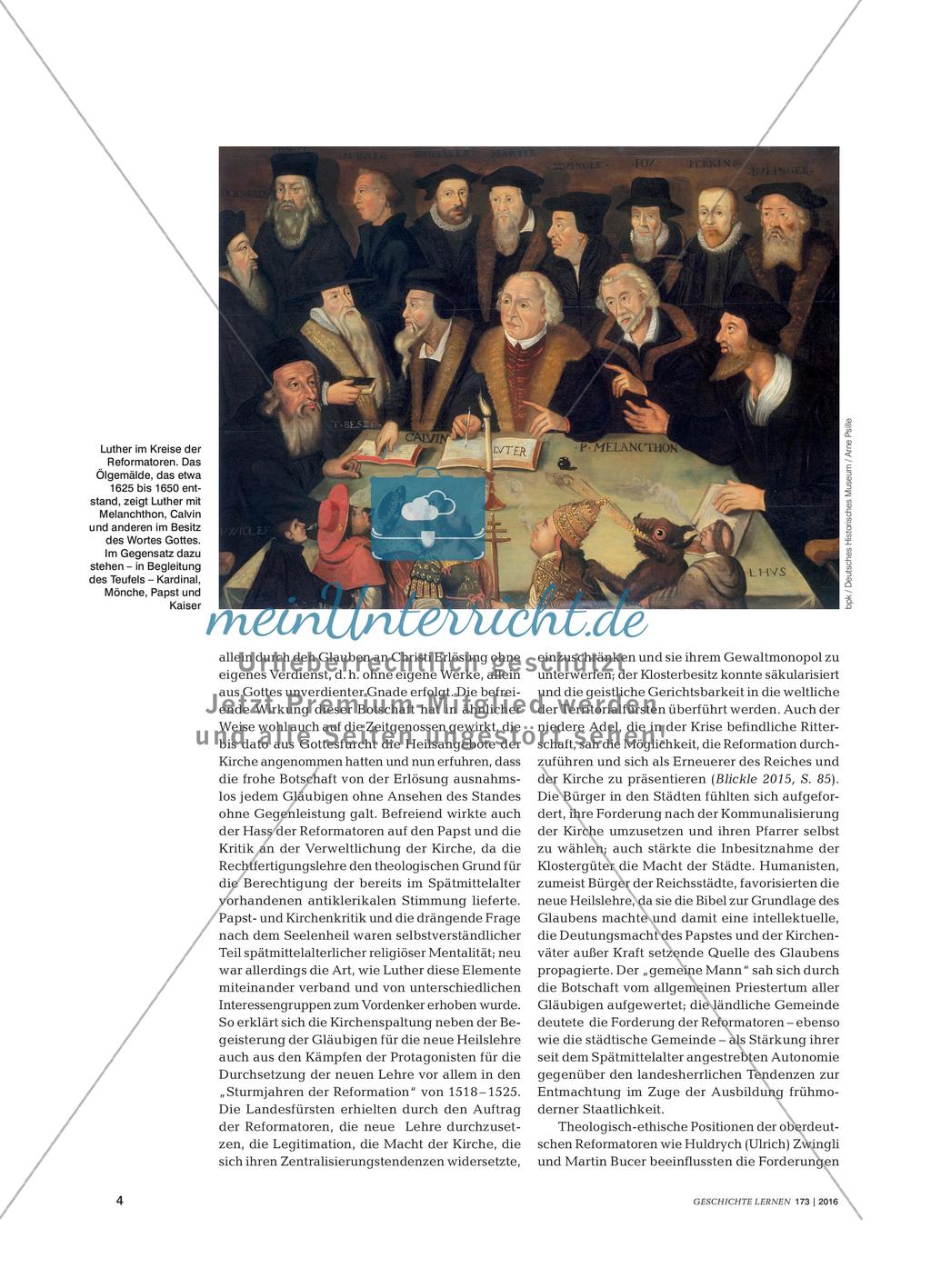 500 Jahre Reformation(en) - Religiöse Erneuerung, weltgeschichtliche Folgen und erinnerungspolitisches Großereignis Preview 3
