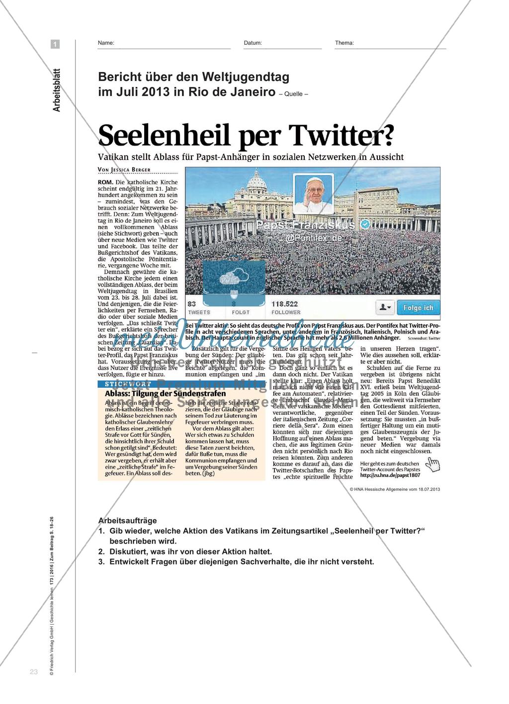 Der Ablass - oder: die Frage, was die Kirche mit dem Himmel zu tun hat Preview 6