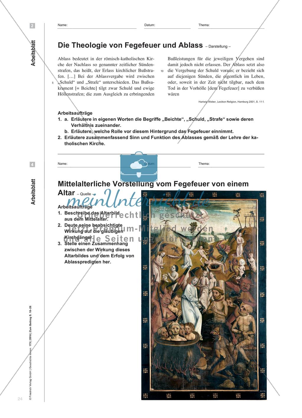 Der Ablass - oder: die Frage, was die Kirche mit dem Himmel zu tun hat Preview 7
