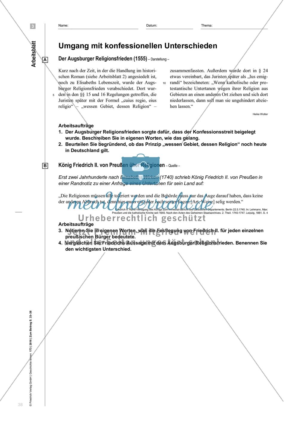 „Ich leg kein Blatt vors Maul“ - Elisabeth von Rochlitz, Landesherrin der Reformation und Verfechterin der Toleranzidee Preview 6