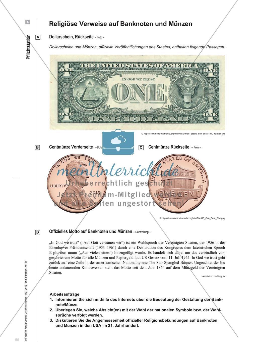„One Nation under God“? - Protestantisches Gedankengut in der amerikanischen Zivilreligion Preview 8