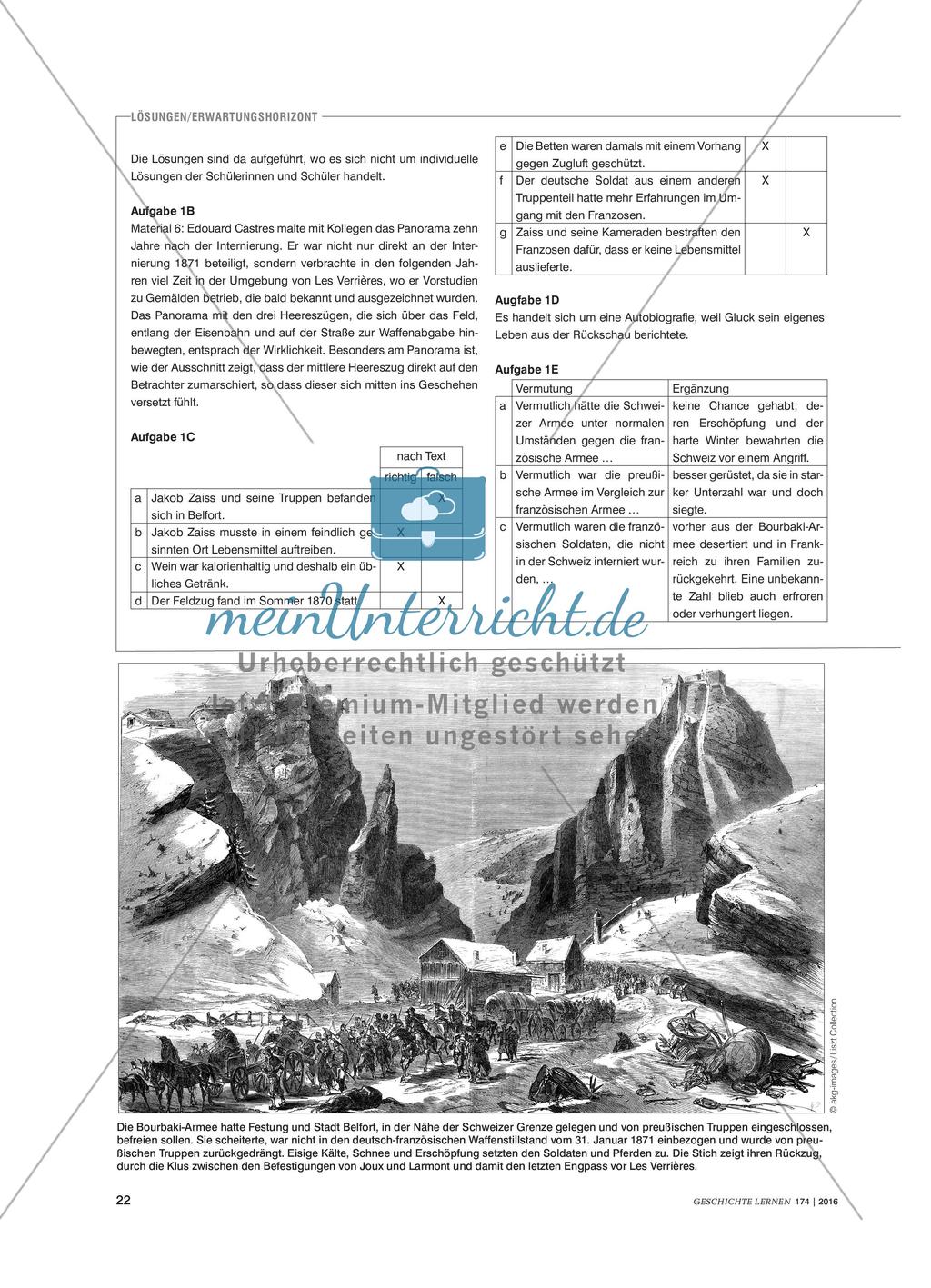Menschen im Deutsch- Französischen Krieg 1870/71 - Ein kompetenzorientiertes Aufgabenset für die Sekundarstufe I Preview 3