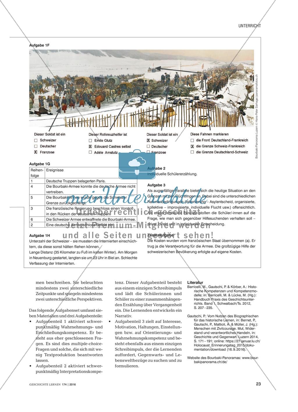 Menschen im Deutsch- Französischen Krieg 1870/71 - Ein kompetenzorientiertes Aufgabenset für die Sekundarstufe I Preview 4