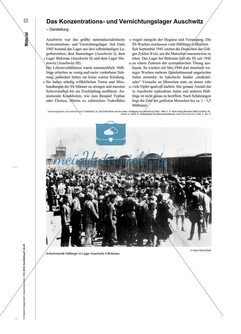 SS-Wachmänner vor Gericht - Eine kompetenzorientierte Lernaufgabe zur Förderung der Werturteilsbildung Preview 5
