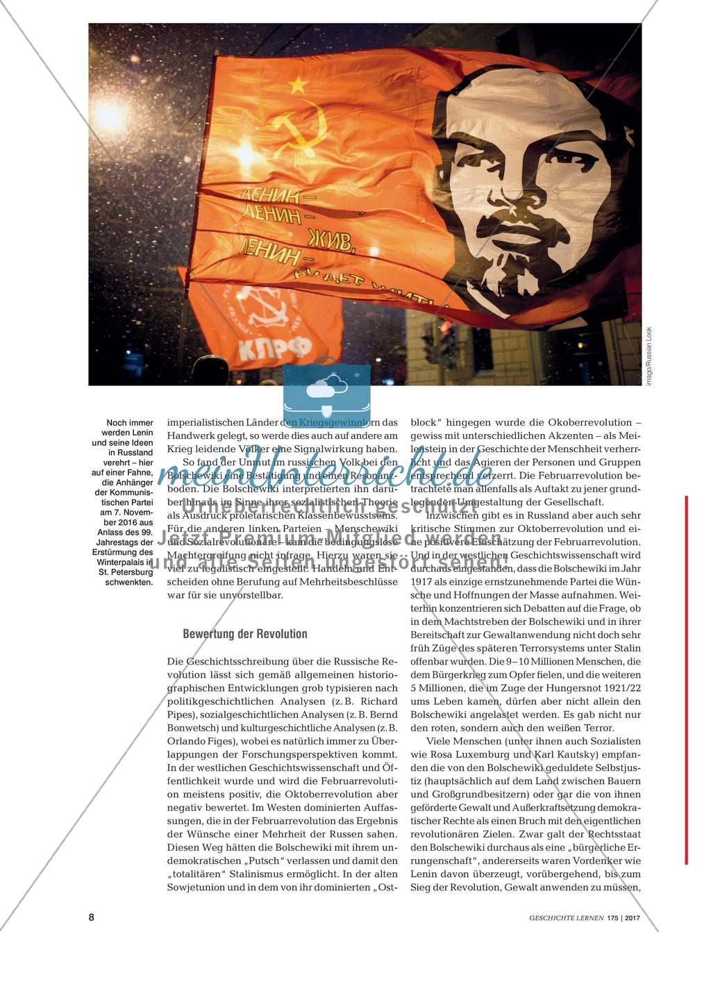Russische Revolution - Von der aristokratischen zur sozialistischen Herrschaft Preview 7