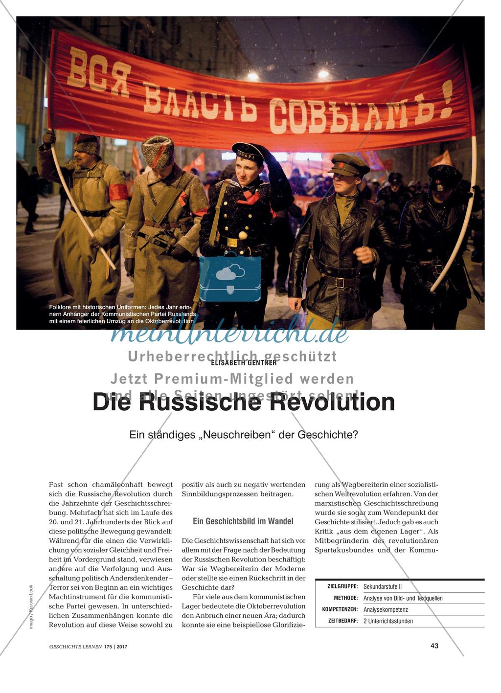 Die Russische Revolution - Ein ständiges „Neuschreiben“ der Geschichte? Preview 1