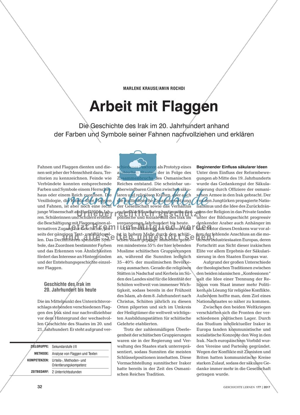 Arbeit mit Flaggen Preview 1