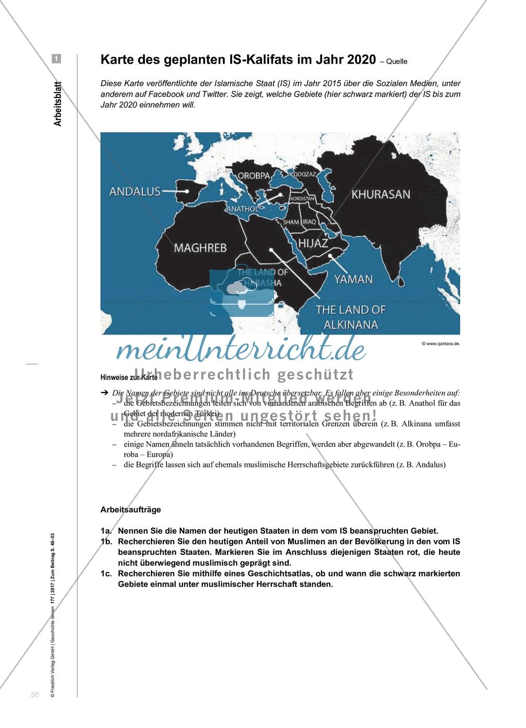 Karten als Propagandamittel - Das Kalifat des IS Preview 3