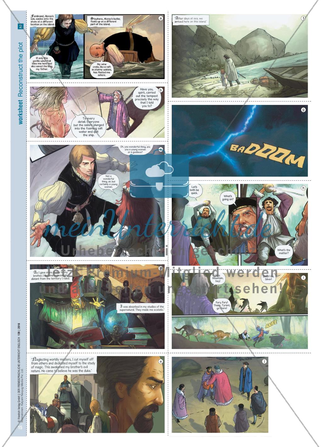 Your Tale, Sir, Would Cure Deafness - Den Plot von The Tempest mit einer graphic novel erschließen Preview 6