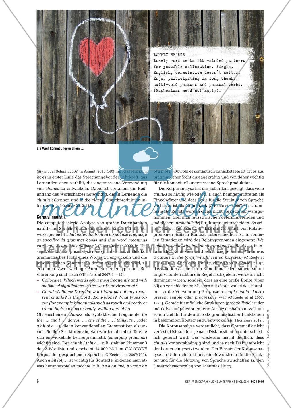 Let’s Chunk It! - Wortschatz und Grammatik integriert entwickeln Preview 5