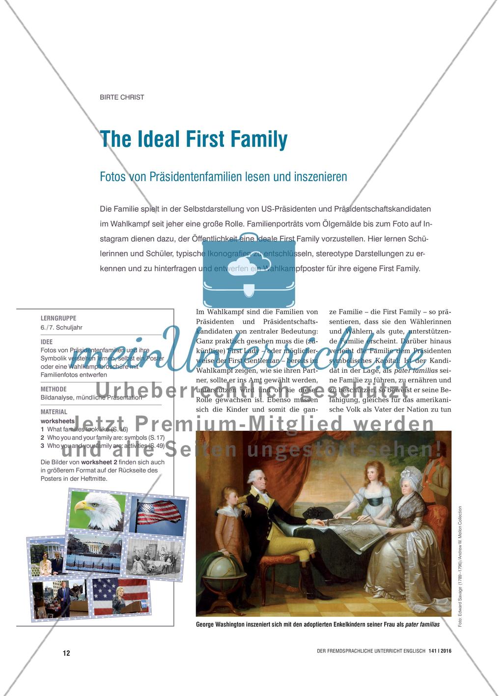 The Ideal First Family - Fotos von Präsidentenfamilien lesen und inszenieren Preview 1