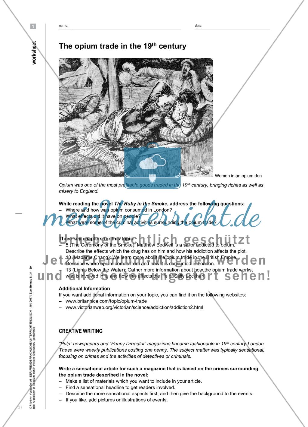 Beware the Seven Blessings! - Setting und historischen Kontext eines Kriminalromans erkunden Preview 4