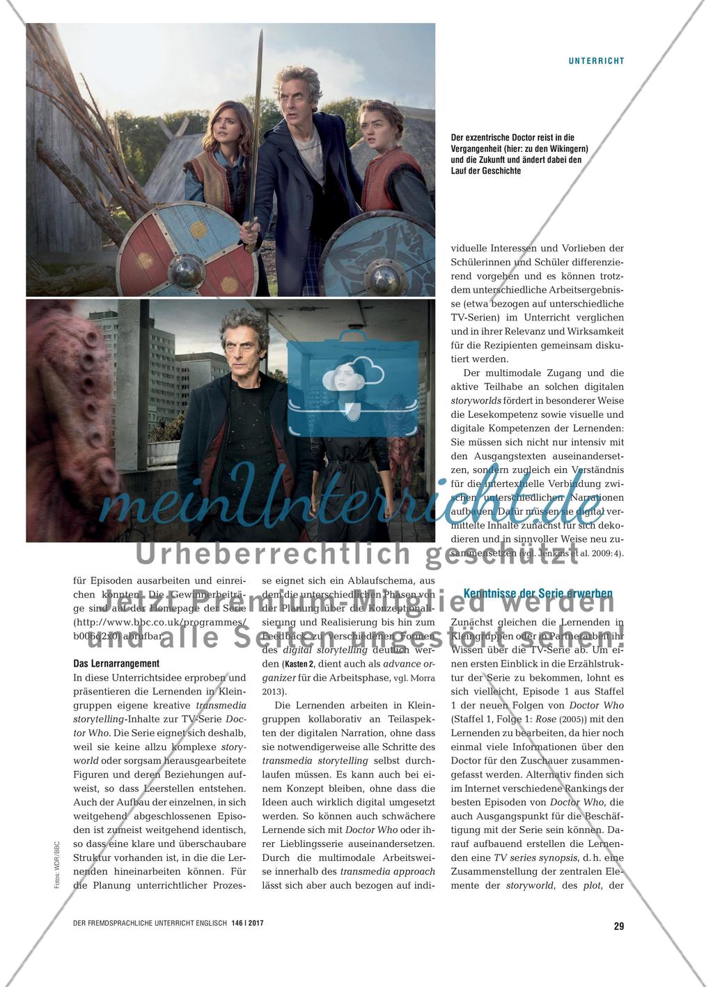 Just Make It a Good Story - Fan fiction und transmediale Elemente zu einer TV-Serie entwerfen Preview 2
