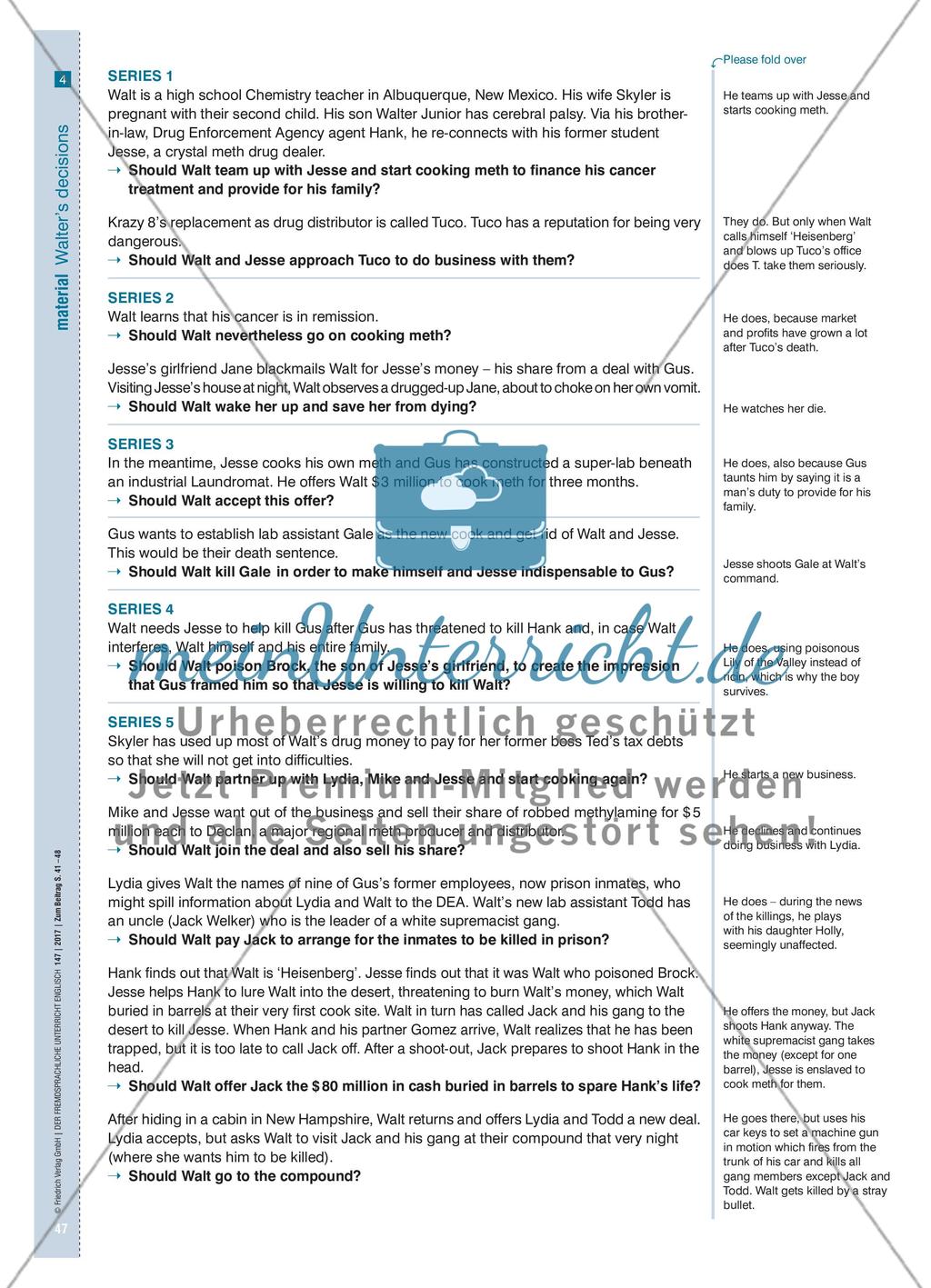 Apply Yourself - Sich mit dem Protagonisten und dem Kultstatus einer Serie auseinandersetzen Preview 7