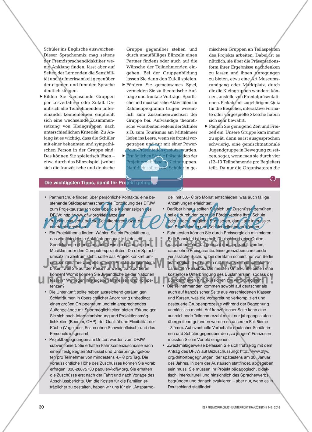 Austausch als Projekt - « Echanges en tiers-lieu » planen und durchführen Preview 3