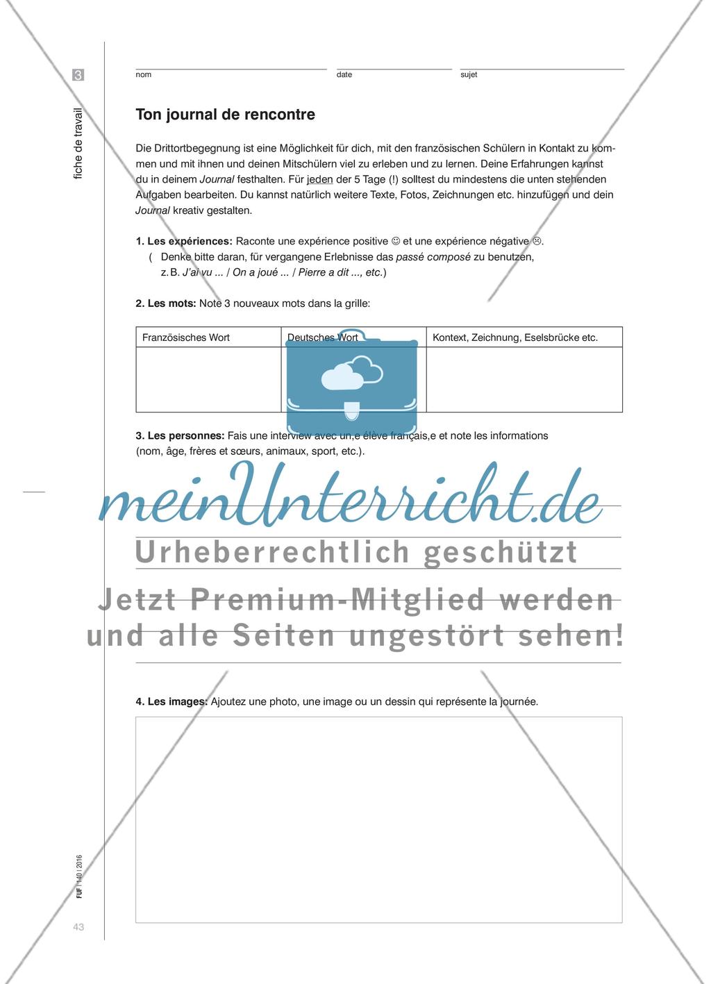 Premières rencontres - Drittortbegegnungen im Anfangsunterricht Preview 5