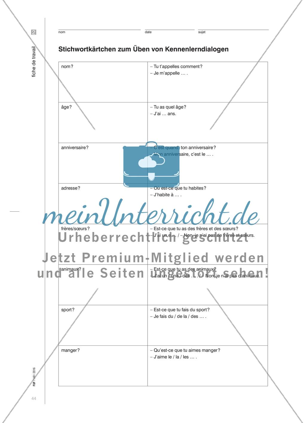 Premières rencontres - Drittortbegegnungen im Anfangsunterricht Preview 6