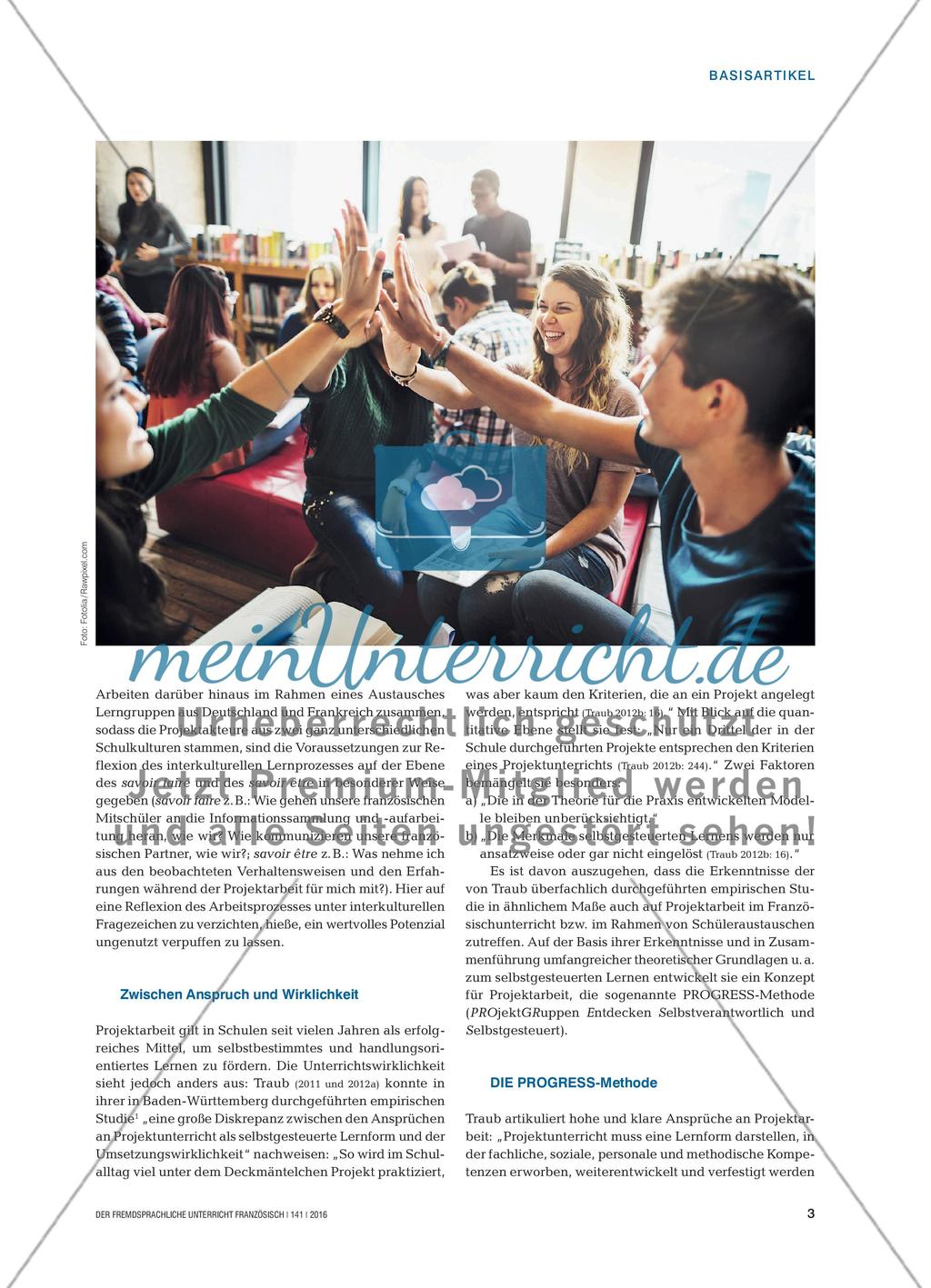 Interkulturelles Lernen in Projekten - Auf dem Weg zur interkulturellen kommunikativen Kompetenz Preview 2