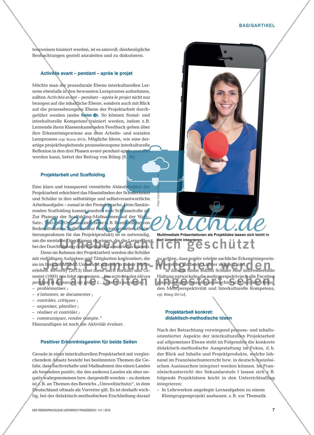 Interkulturelles Lernen in Projekten - Auf dem Weg zur interkulturellen kommunikativen Kompetenz Preview 6
