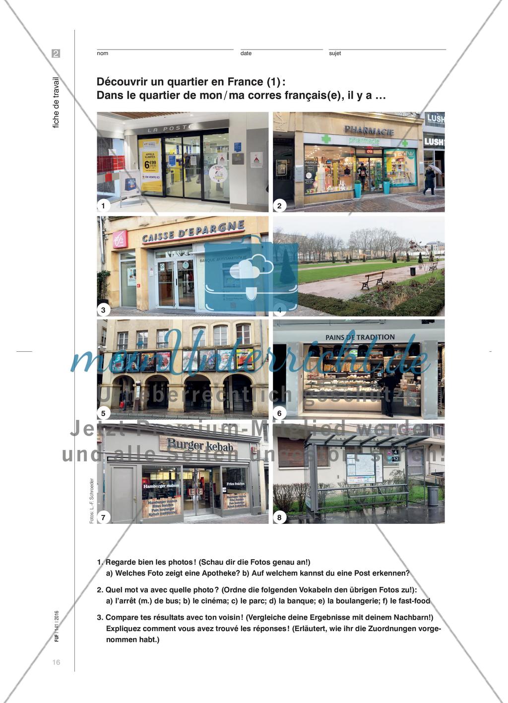 Voici mon quartier! - Die Lieblingsorte im eigenen Stadtviertel vorstellen Preview 5