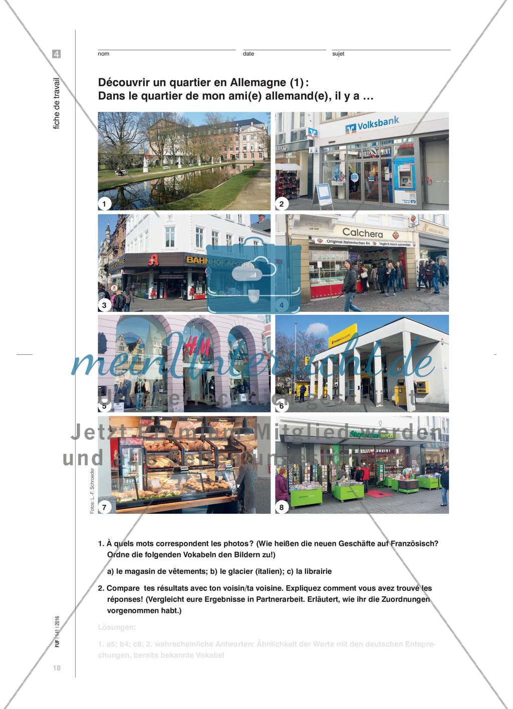 Voici mon quartier! - Die Lieblingsorte im eigenen Stadtviertel vorstellen Preview 7