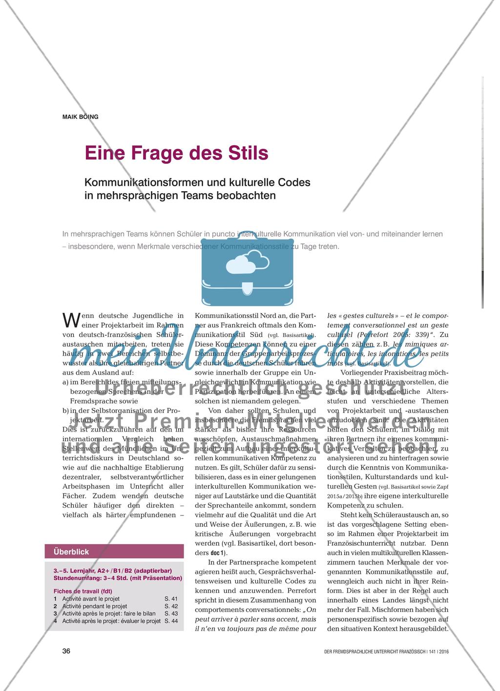 Eine Frage des Stils Preview 1