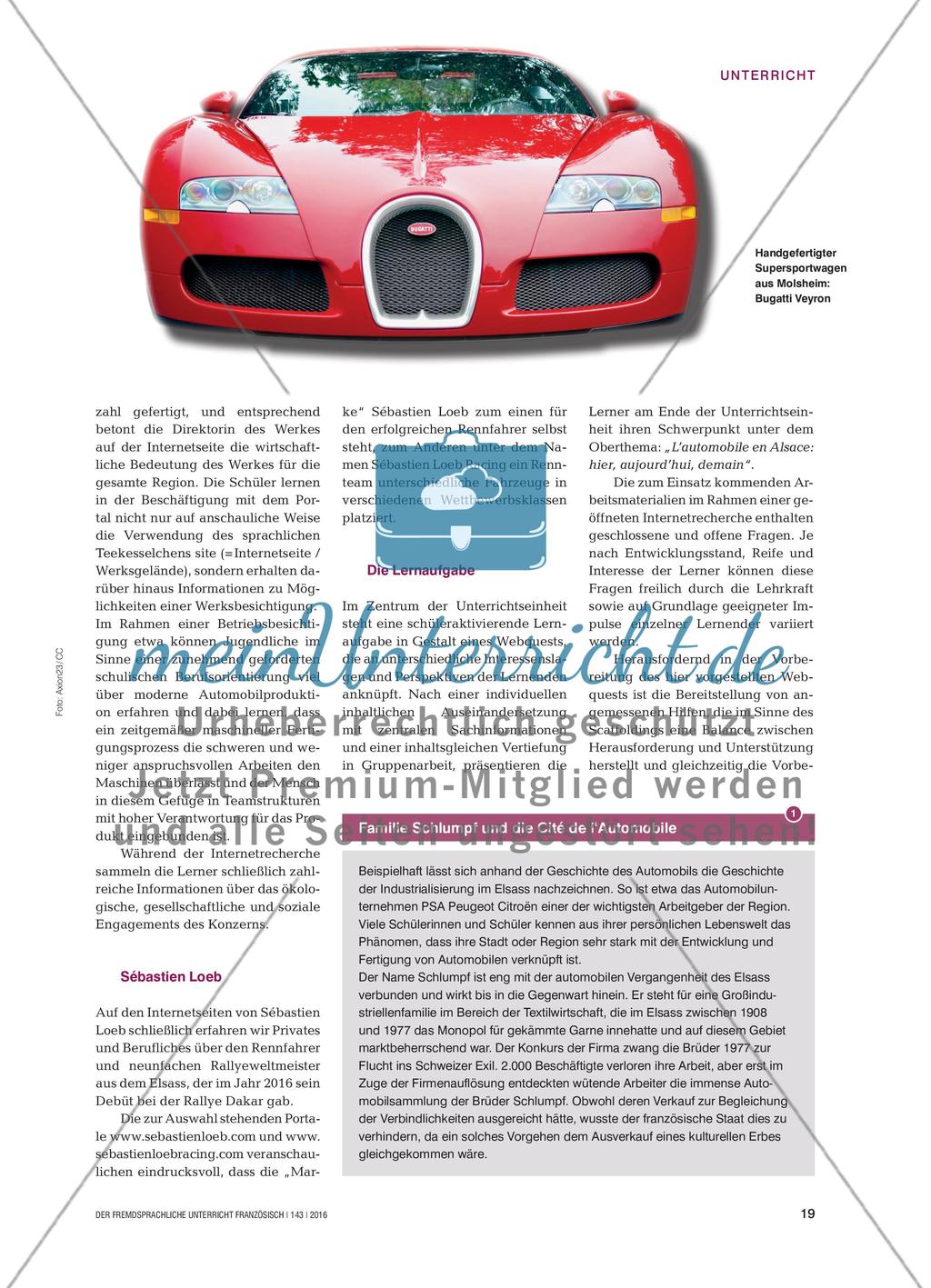 Elsass: Entwicklung von Automobilen Preview 2