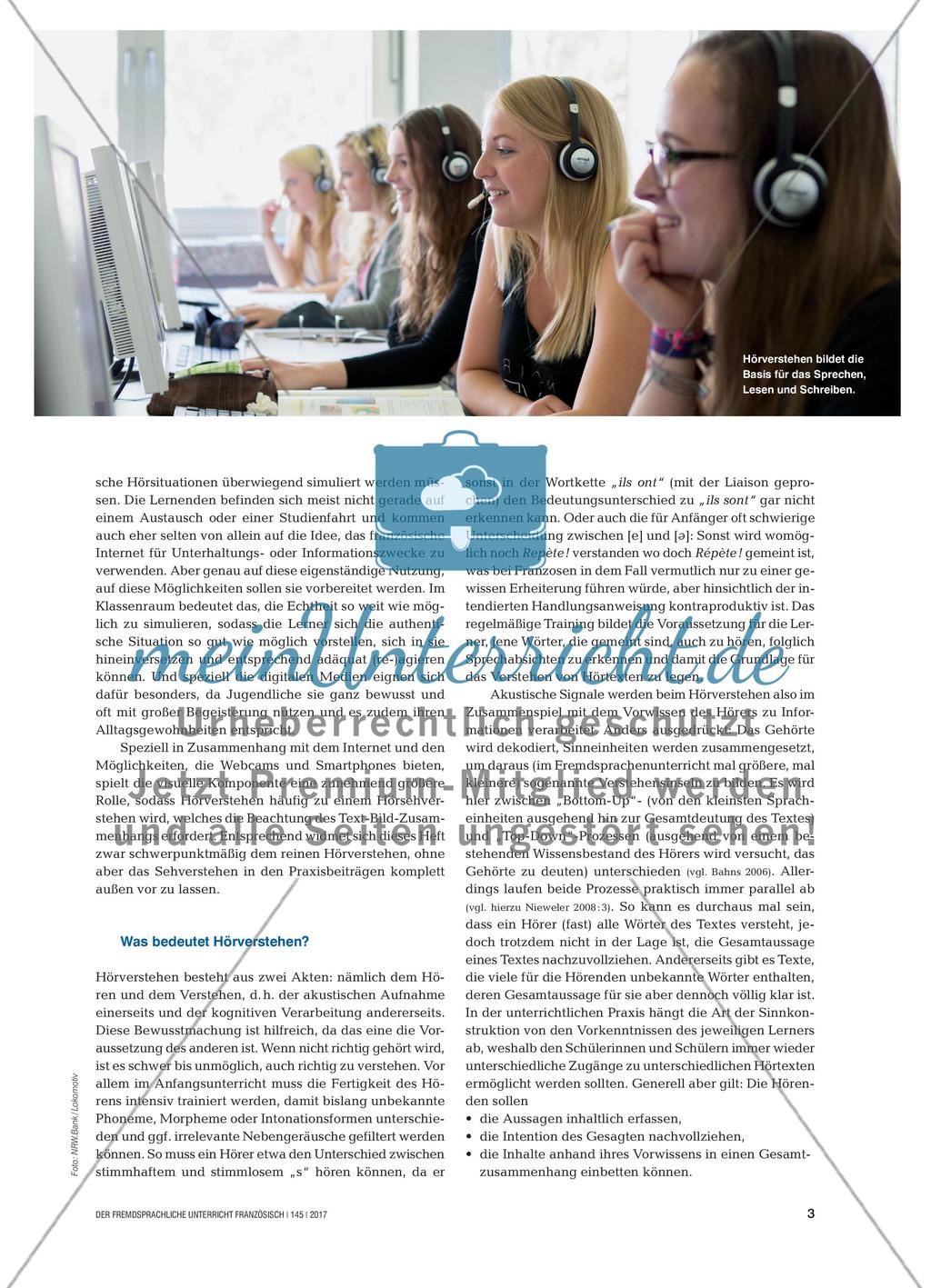 Hören – Verstehen – und dann?: Integrative Hörverstehensschulung im Zeitalter digitaler Medien Preview 2