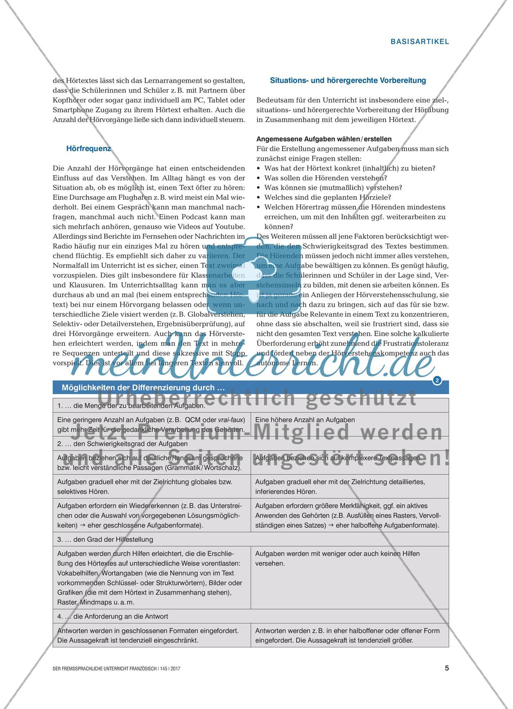 Hören – Verstehen – und dann?: Integrative Hörverstehensschulung im Zeitalter digitaler Medien Preview 4