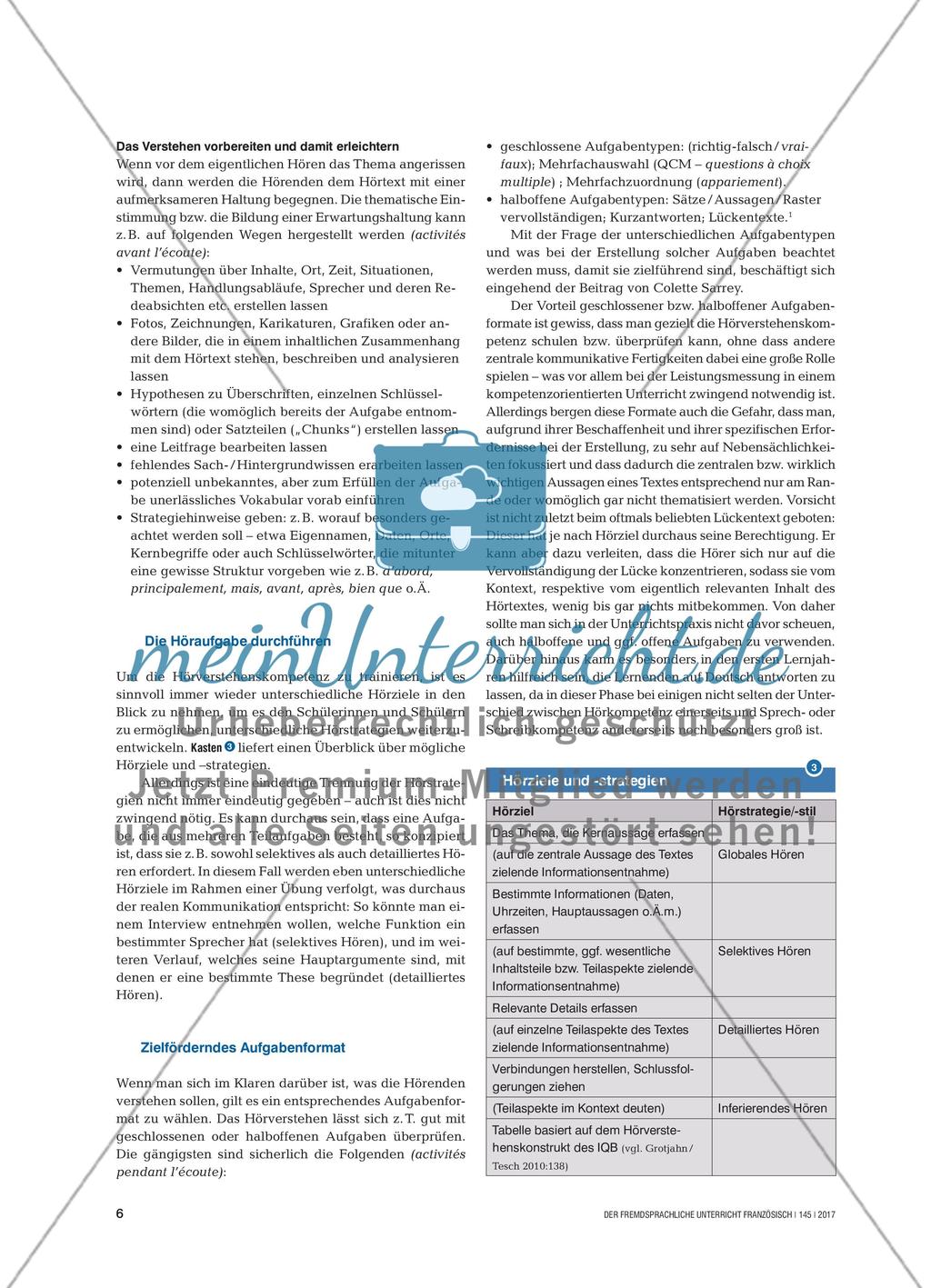 Hören – Verstehen – und dann?: Integrative Hörverstehensschulung im Zeitalter digitaler Medien Preview 5
