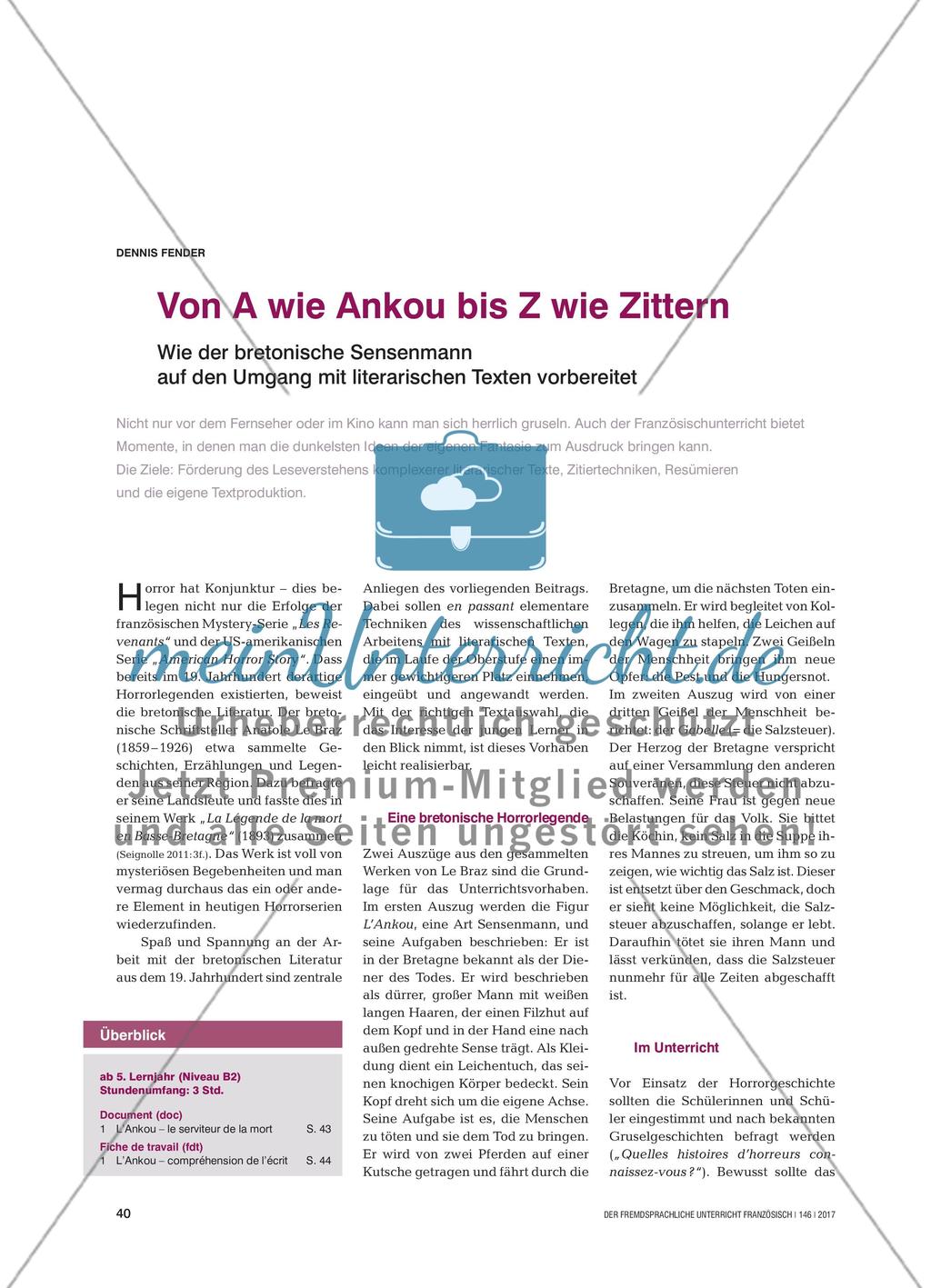 Von A wie Ankou bis Z wie Zittern Preview 1