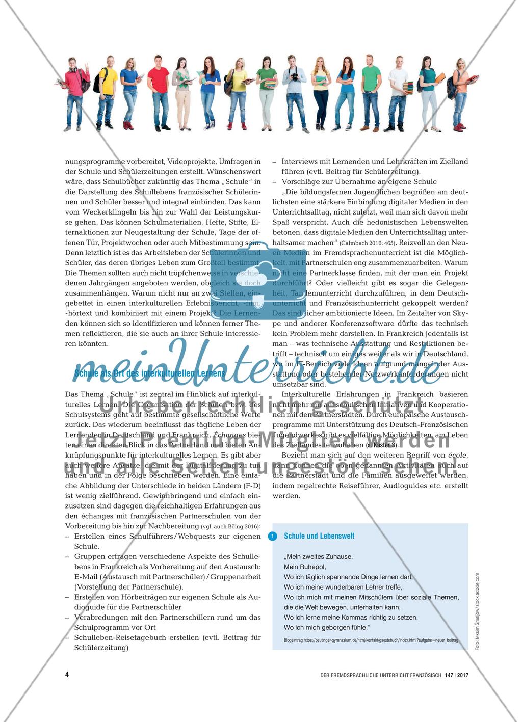 École – c’est la vie ?: Schule als Thema im Unterricht Preview 3