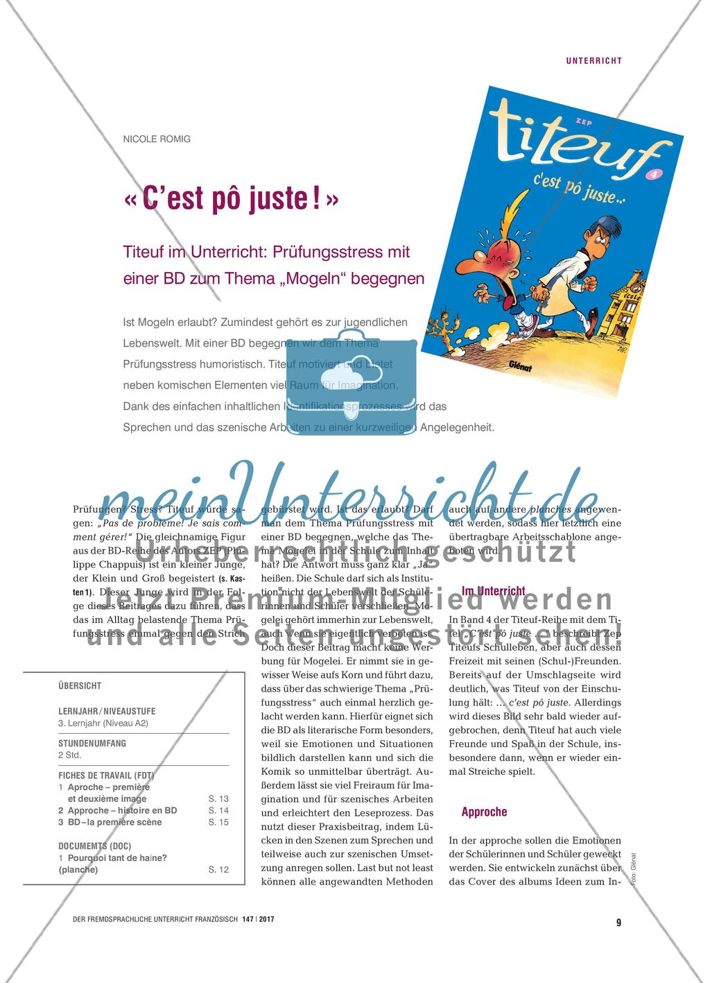 « C’est pô juste ! » Preview 1