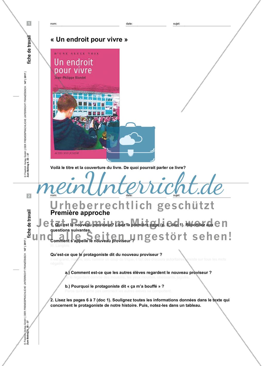 L’école – un endroit pour vivre ?: Schreiben fördern mit Textimages Preview 4