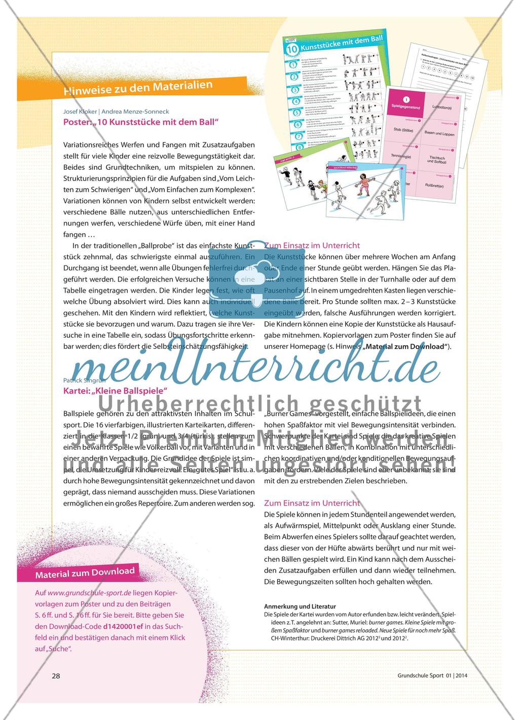 Hinweise zu den Materialien Preview 1