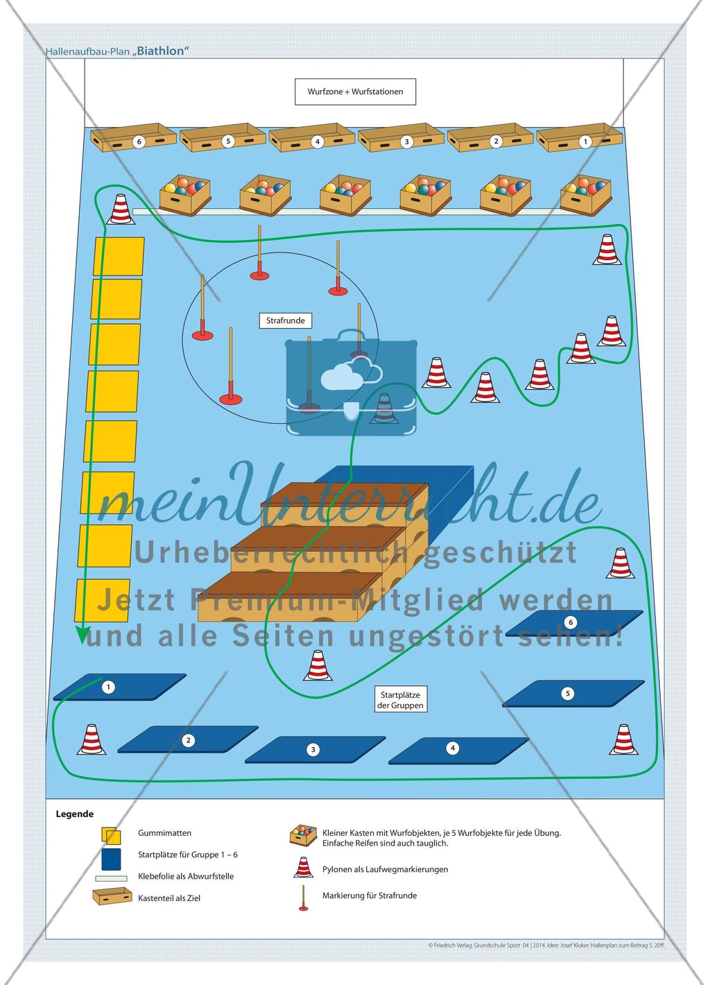 Hallenaufbau-Plan „Biathlon“ Preview 1
