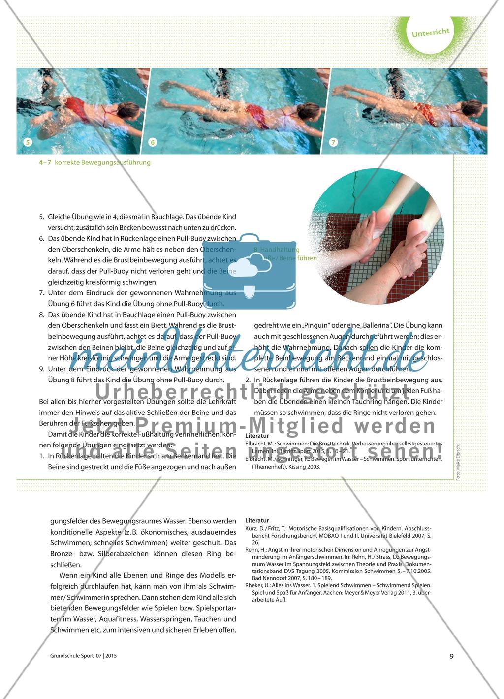 Vom Anfänger zum Schwimmer - Wann ist ein Kind ein Schwimmer? Preview 5