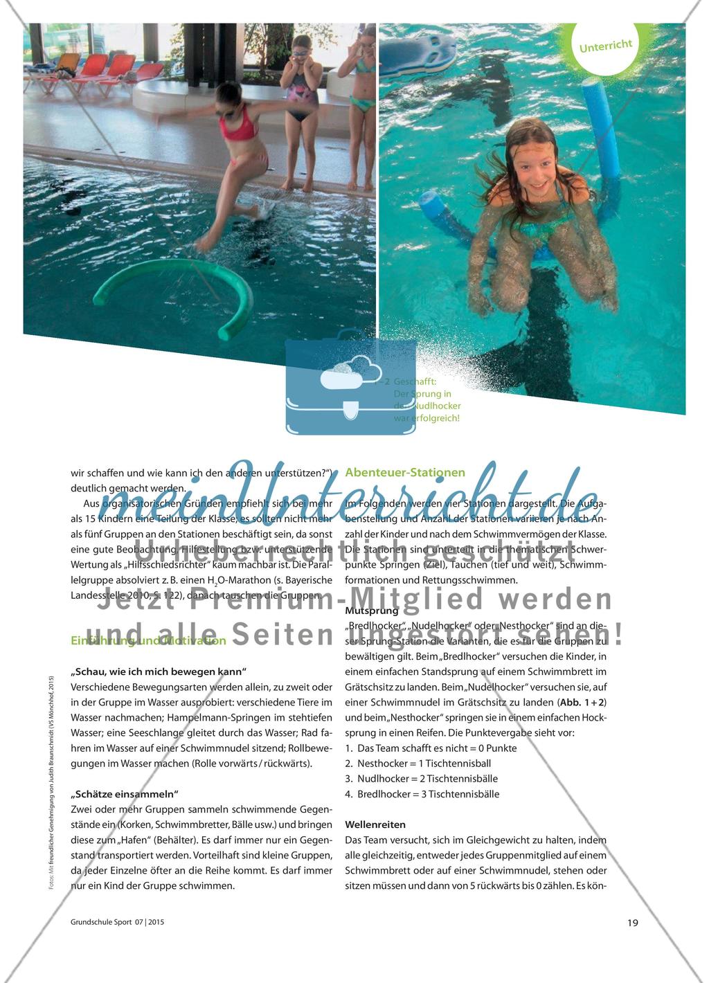 Abenteuer-Schwimmen - Erleben und Wagen im Wasser Preview 2