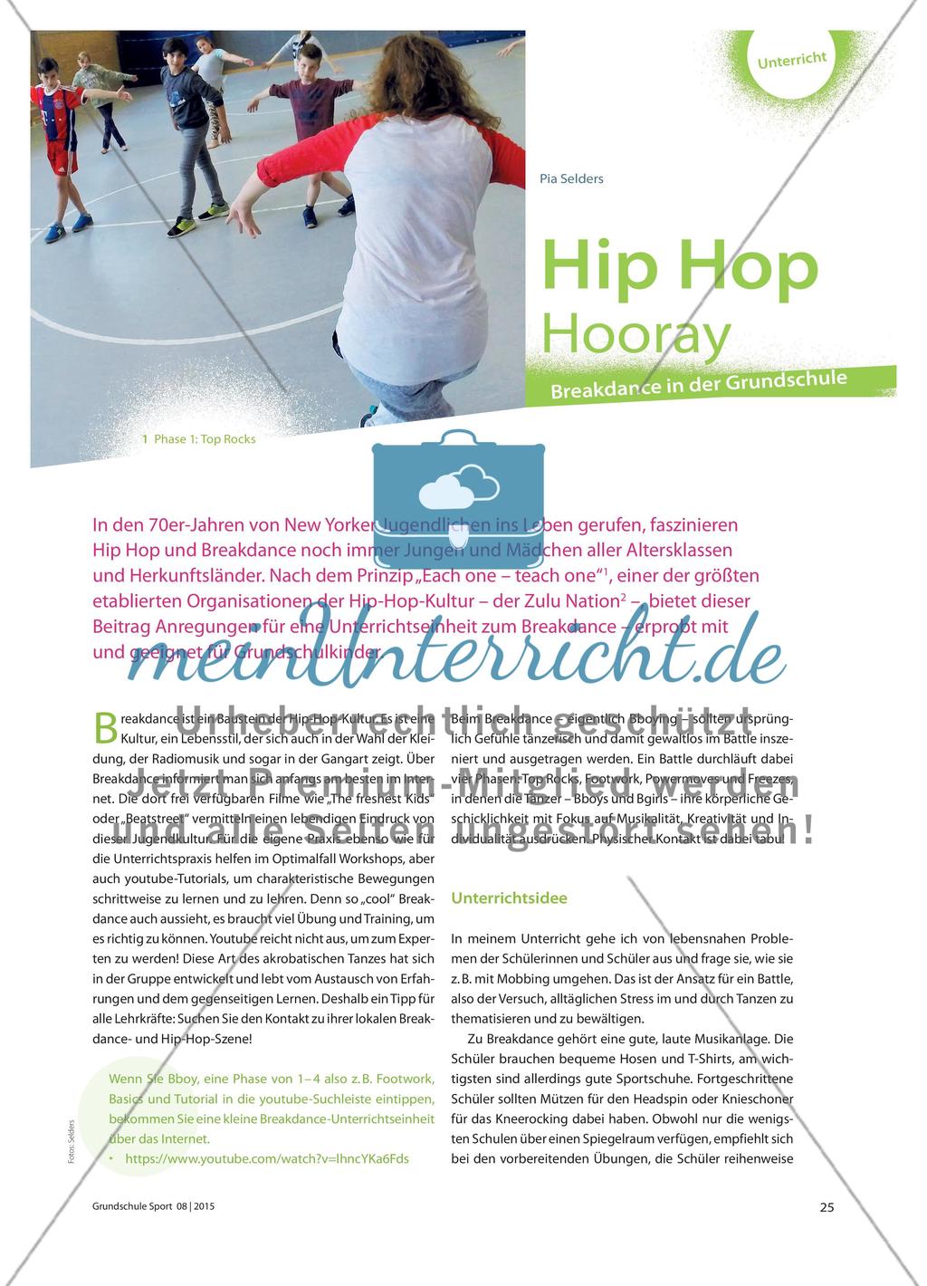 Hip Hop Hooray - Breakdance in der Grundschule Preview 1