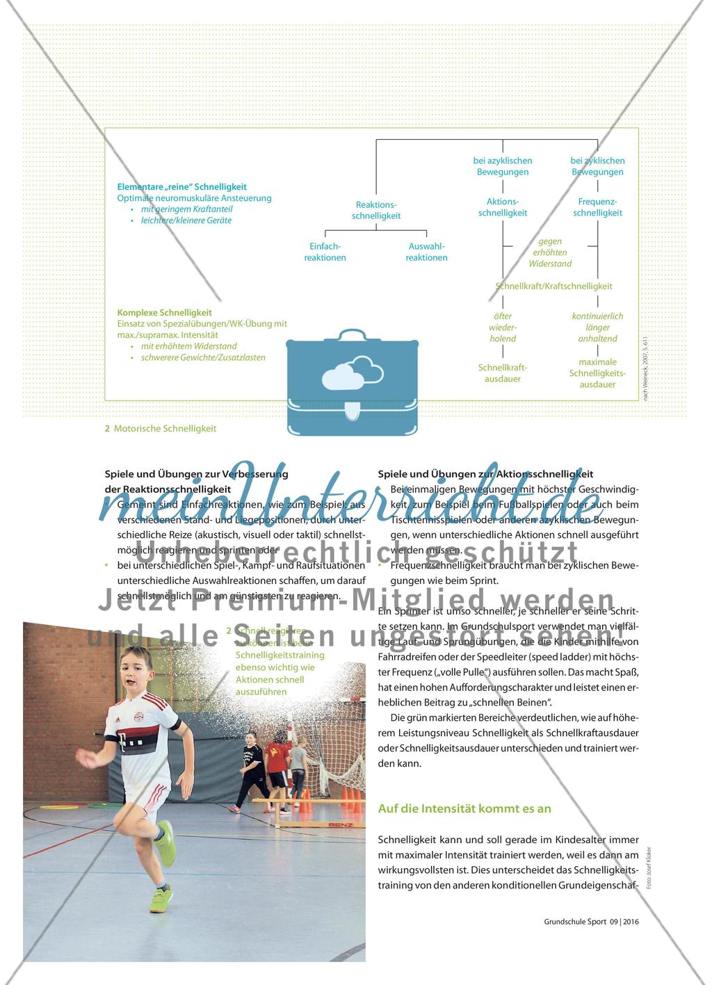 Schnell laufen üben - Schnelligkeitstraining in der Grundschule Preview 2
