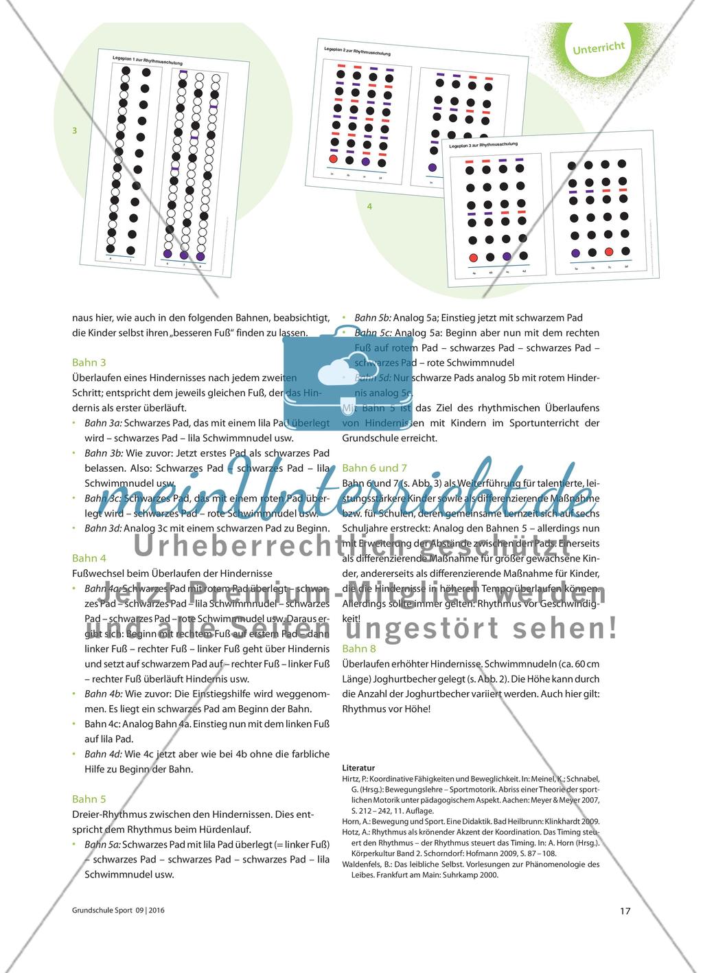 Im Rhythmus bleiben - Rhythmisiertes Überlaufen von Hindernissen Preview 4