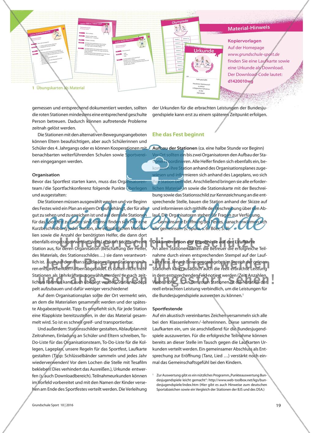 Ergänzende Übungen für die Bundesjugendspiele Preview 2