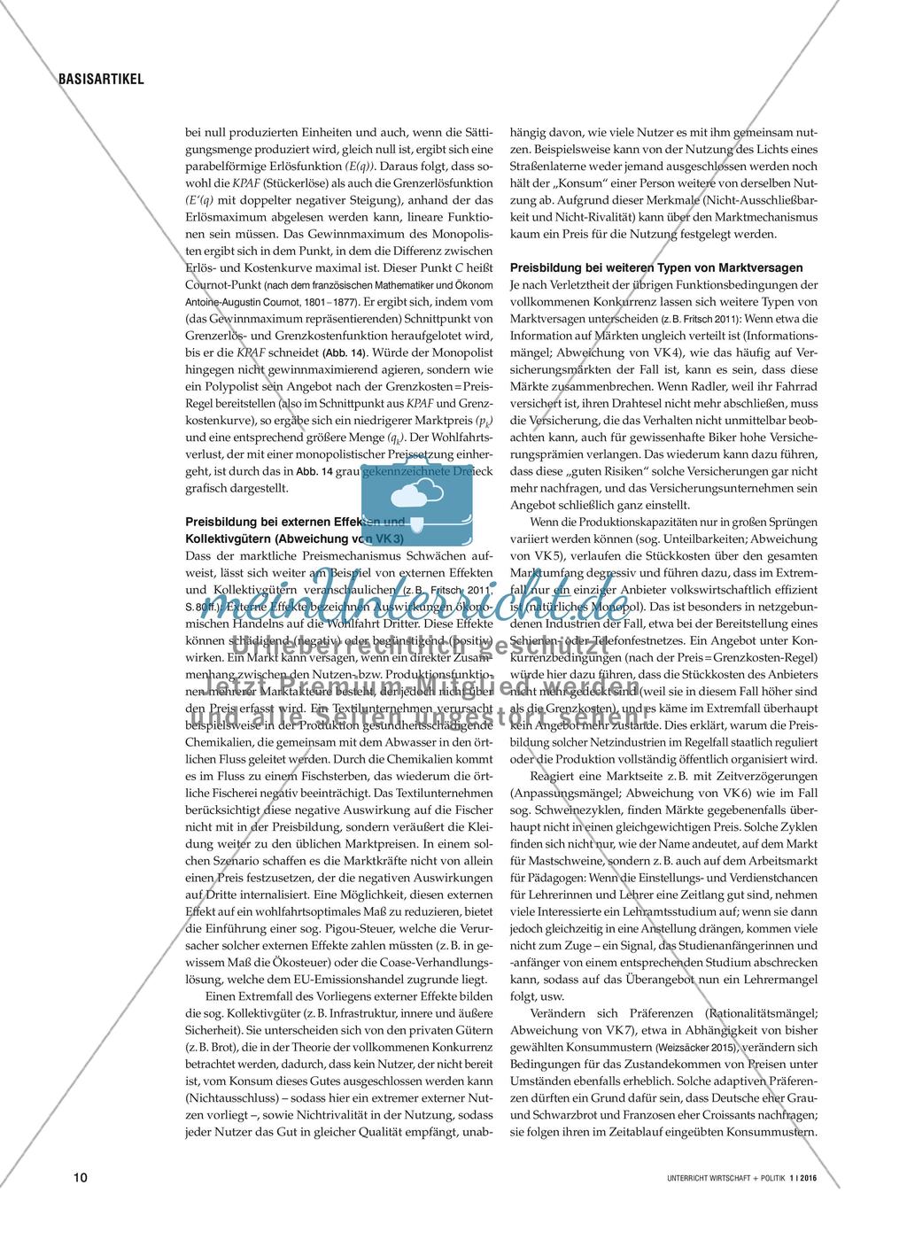 Preisbildung - Ein volks- und betriebswirtschaftlicher Überblick Preview 9