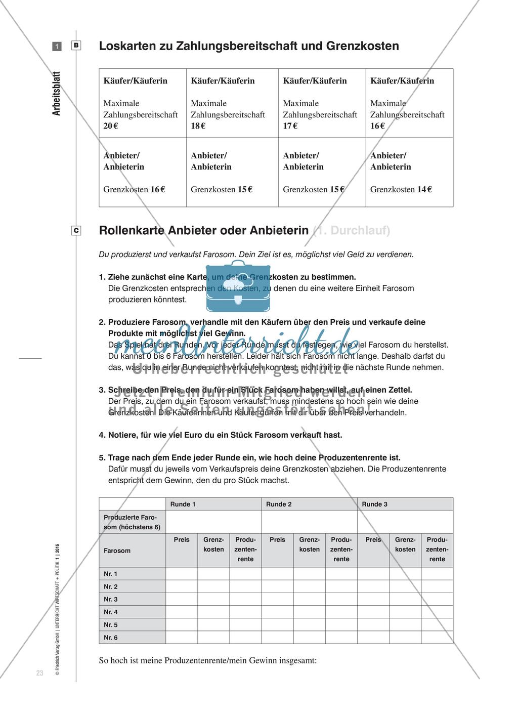 Konkurrenz nützt den Konsumenten - Marktformen und Preisbildung Preview 4