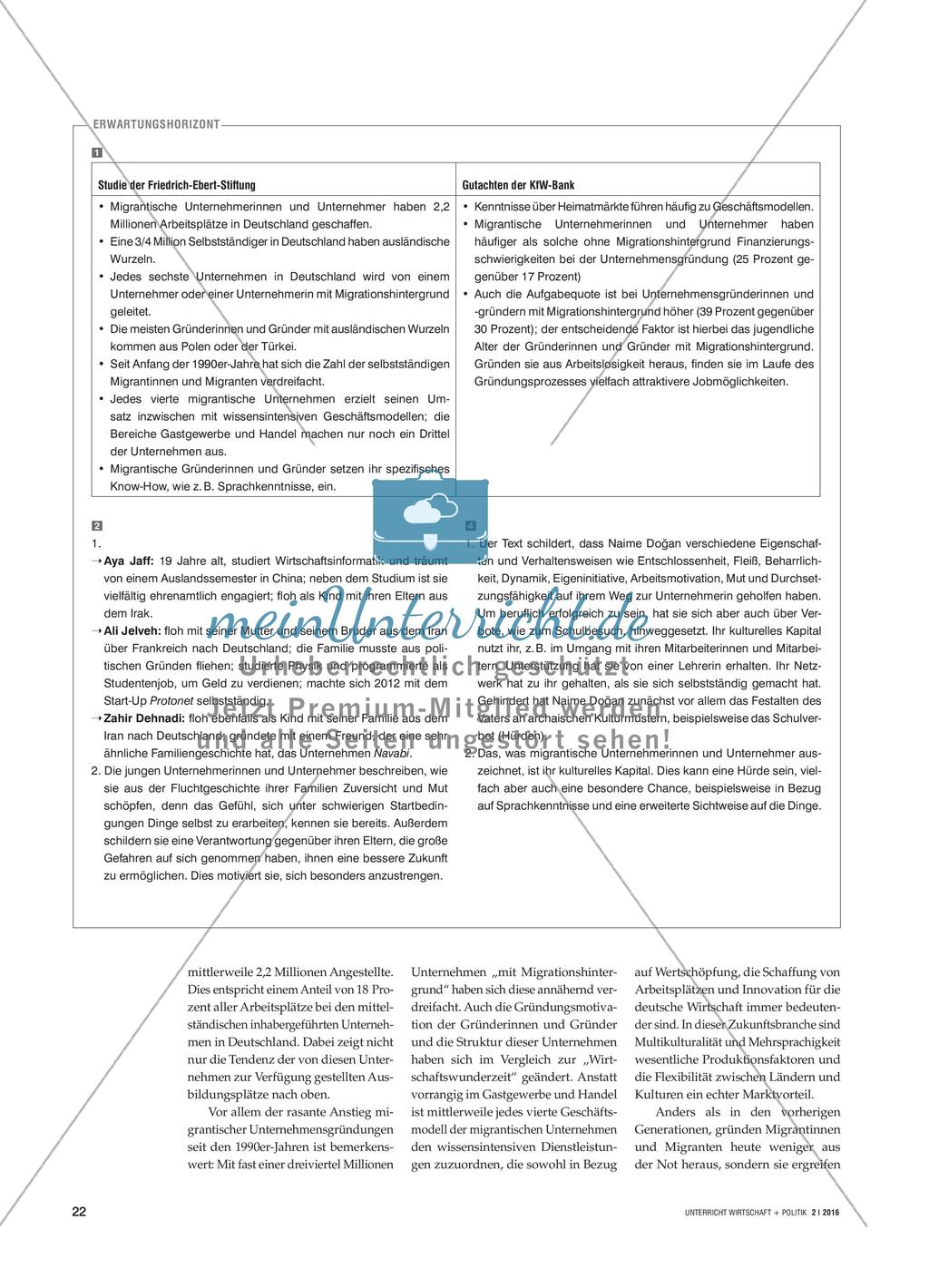 Aus Innovationskraft geschafft! - Migrantische Unternehmerinnen und Unternehmer in Deutschland Preview 2